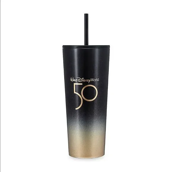 WDW 50th Anniversary Black & Gold Tumbler & Mug Bundle display picture 1